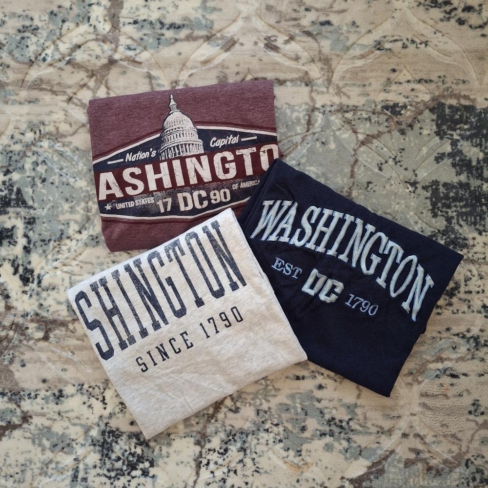 WASHINGTON Graphic T-Shirts Set